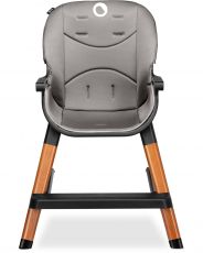 Стільчик для годування 4 в 1 Lionelo Mona BLACK ONYX